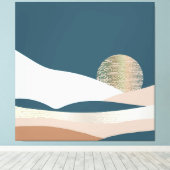 Abstracte landschappen canvas afdruk (Insitu (Houten vloer))
