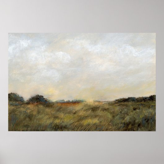 Abstracte landschaps impressionistische kunst Poster (Voorkant)