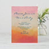 Abstracte landschapselarij Generische Partij woest Kaart (Staand voorkant)