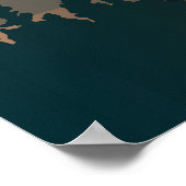 Abstracte landschapshellingen poster (Hoek)