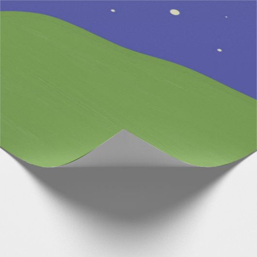 abstracte landschapskunst cadeaupapier (Hoek)