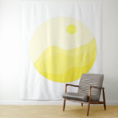 abstracte landschapskunst wandkleed (In situ)