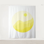 abstracte landschapskunst wandkleed (Voorkant)