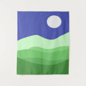 abstracte landschapskunst wandkleed (Voorkant)