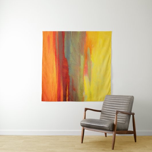 abstracte landschapsolie schilderij op canvasverf, wandkleed (In Situ (horizontaal))