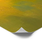 Abstracte landschapsschilderkunst, kleurrijke mode poster (Hoek)