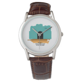 Abstracte Landschapsschilderkunst - ZMJ Horloge