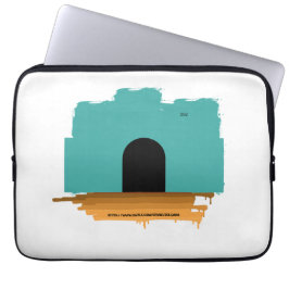 Abstracte Landschapsschilderkunst - ZMJ Laptop Sleeve