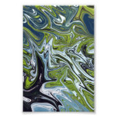 Abstracte landschapsverf | Beste kunst Foto Afdruk (Voorkant)