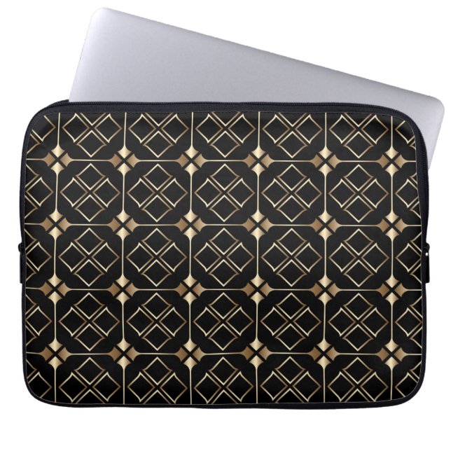 Abstracte laptophoes laptop sleeve (Voorkant)