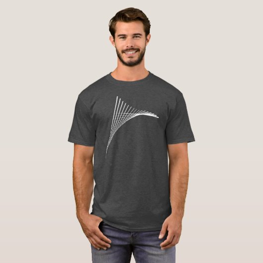 Abstracte lasers Swoosh T-shirt (Voorkant volledig)