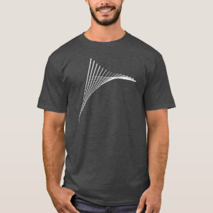 Abstracte lasers Swoosh T-shirt