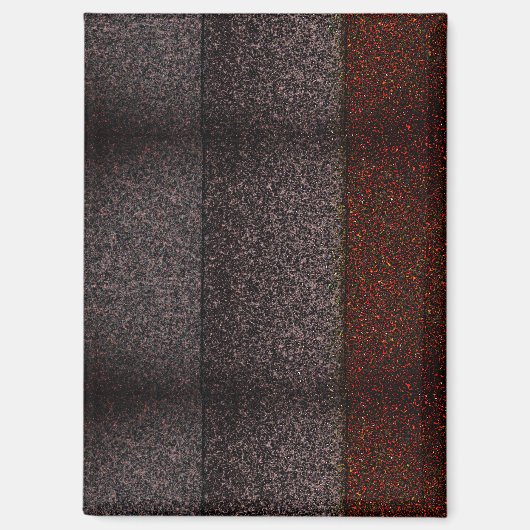  abstracte lava geïnspireerd  magneet (Voorkant)