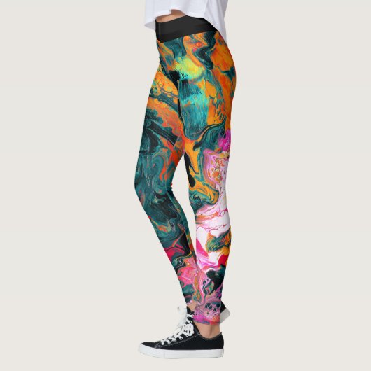 Abstracte Lava Leggings (Links)