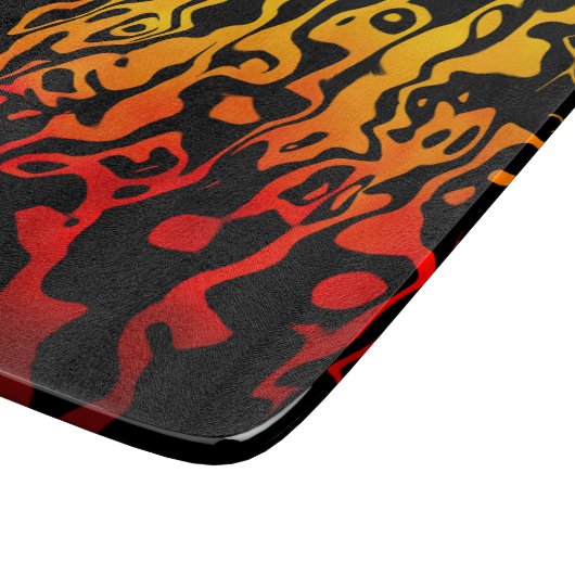 Abstracte Lava Snijplank (Hoek)