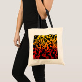 Abstracte Lava Swirl Tote Bag (Voorkant (product))