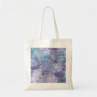 Abstracte lavendel alcoholinkt met fijne lijnen tote bag