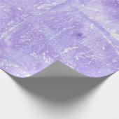 Abstracte Lavendel Wit Blauw Gift Wrap Cadeaupapier (Hoek)