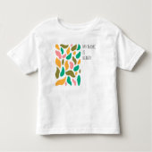 Abstracte Leaf Pattern Peuter T-shirts (Voorkant)
