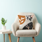 Abstracte Leaves Art Kussen (Stoel)