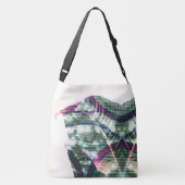 Abstracte leboog crossbody tas (Achterkant)