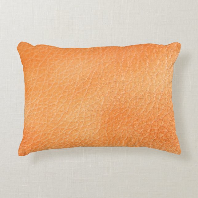 Abstracte lederen achtergrond, accessoires accent kussen (Voorkant)