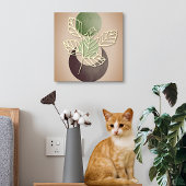 Abstracte lederen botany folie afdrukken