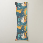 Abstracte lederen patrooncarrosserie kussens (Voorkant Verticaal)