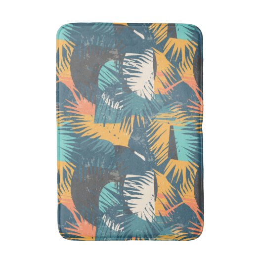 Abstracte lederpatroonbadmatten badmat (Voorkant Verticaal)