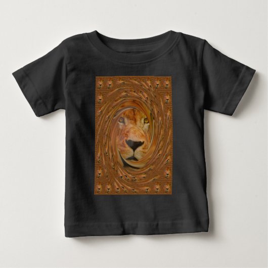 Abstracte Leeuw Safari Kunstprint (Voorkant)