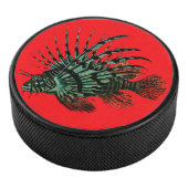 Abstracte leeuwen Hockey Puck (3/4)