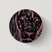 Abstracte leeuwenschilderende Button (Voorkant)