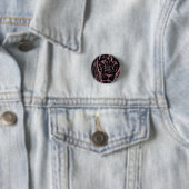 Abstracte leeuwenschilderende Button (In situ)