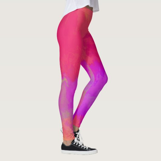 Abstracte legging in meerdere kleuren (Rechts)