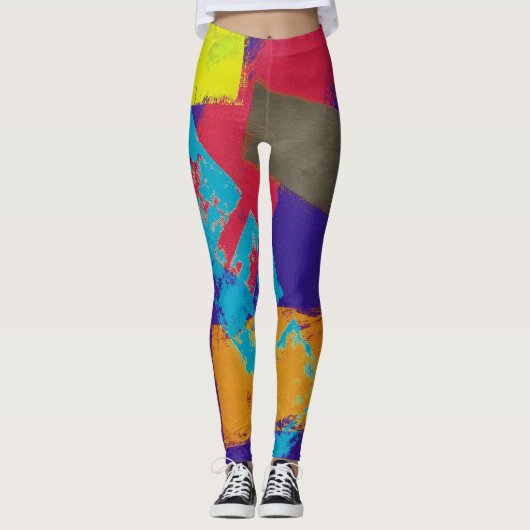 Abstracte Leggings (Voorkant)