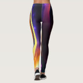 Abstracte leggings (Achterkant)