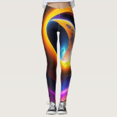 Abstracte leggings (Voorkant)