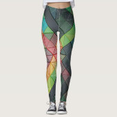 Abstracte Leggings (Voorkant)