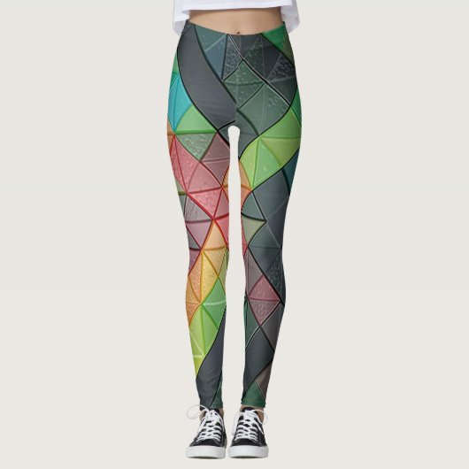 Abstracte Leggings (Voorkant)