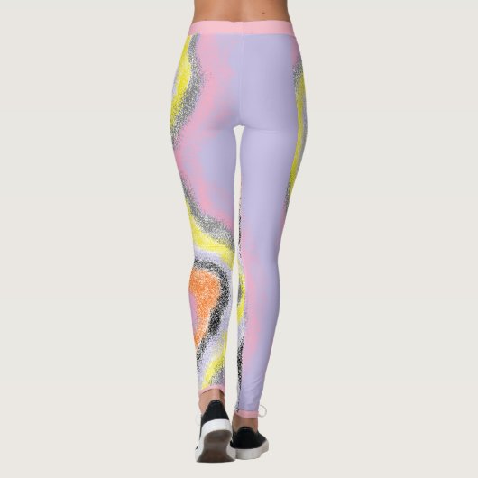 Abstracte Leggings (Achterkant)