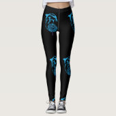 Abstracte Leggings Dolphin (Voorkant)