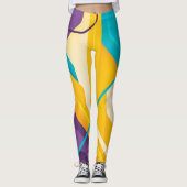 Abstracte Leggings in Artsy (Voorkant)