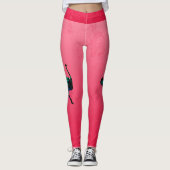 Abstracte Leggings in Ostrich (Voorkant)