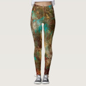 Abstracte Leggings koper (Voorkant)