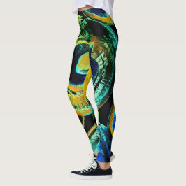 Abstracte Leggings met meerdere kleuren