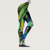 Abstracte Leggings met meerdere kleuren (Rechts)