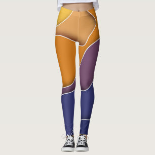 abstracte leggings najaar