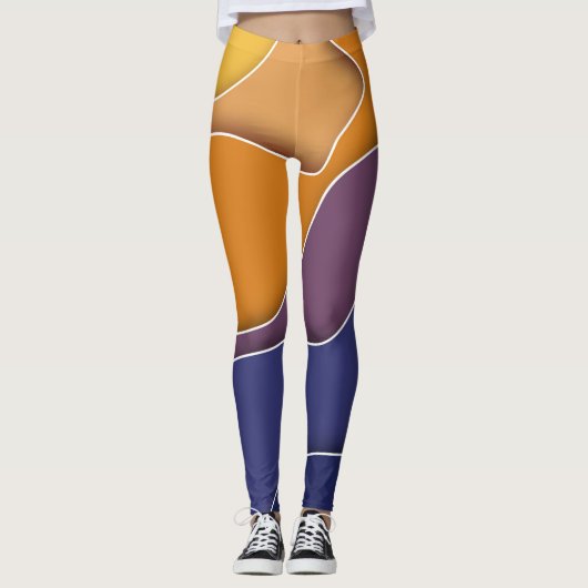 abstracte leggings najaar (Voorkant)