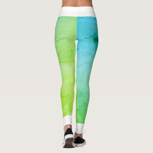 Abstracte leggings Ujjain (Achterkant)