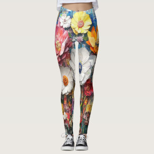 Abstracte Leggings van Floral